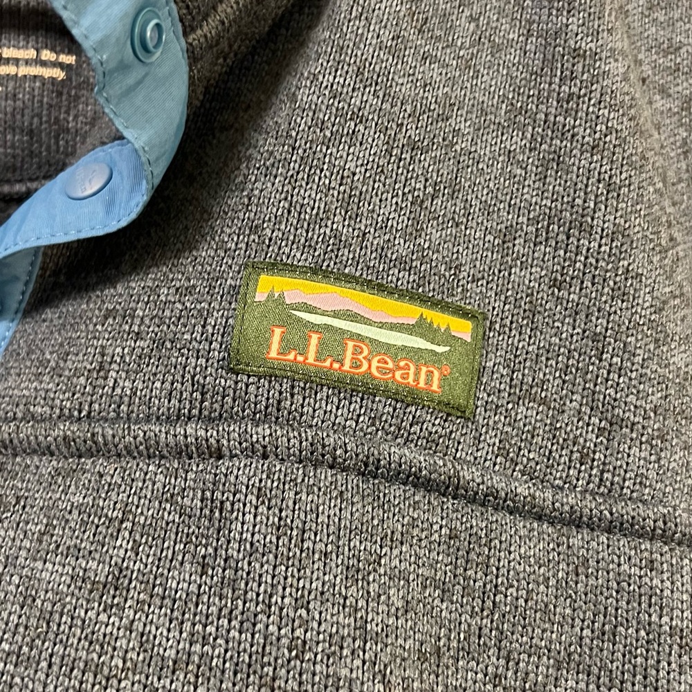 L.L. Bean Sweater Fleece Jacket - Picture 3 of 4